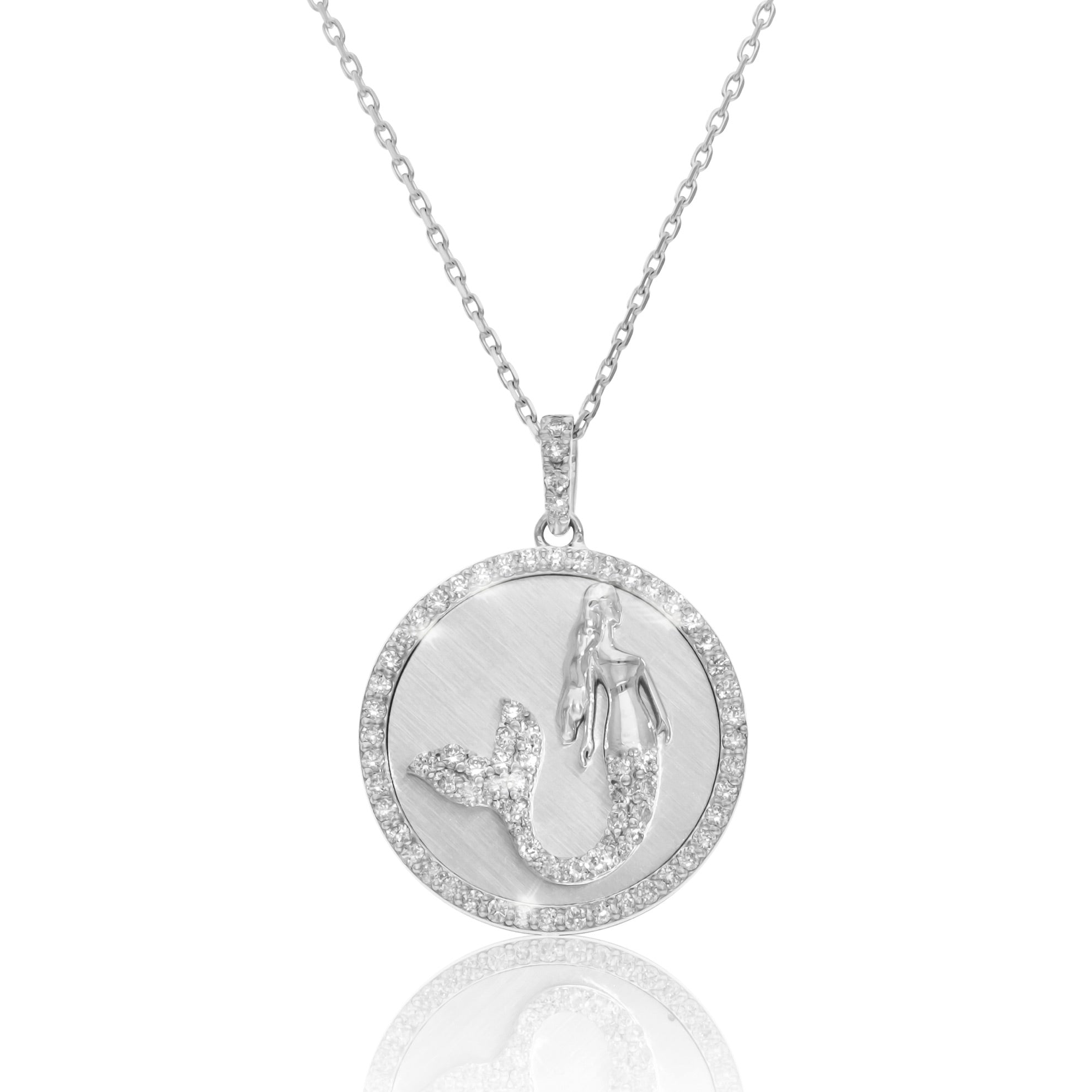 VEGA MAGIC MERMAID COIN DIAMOND NECKLACE