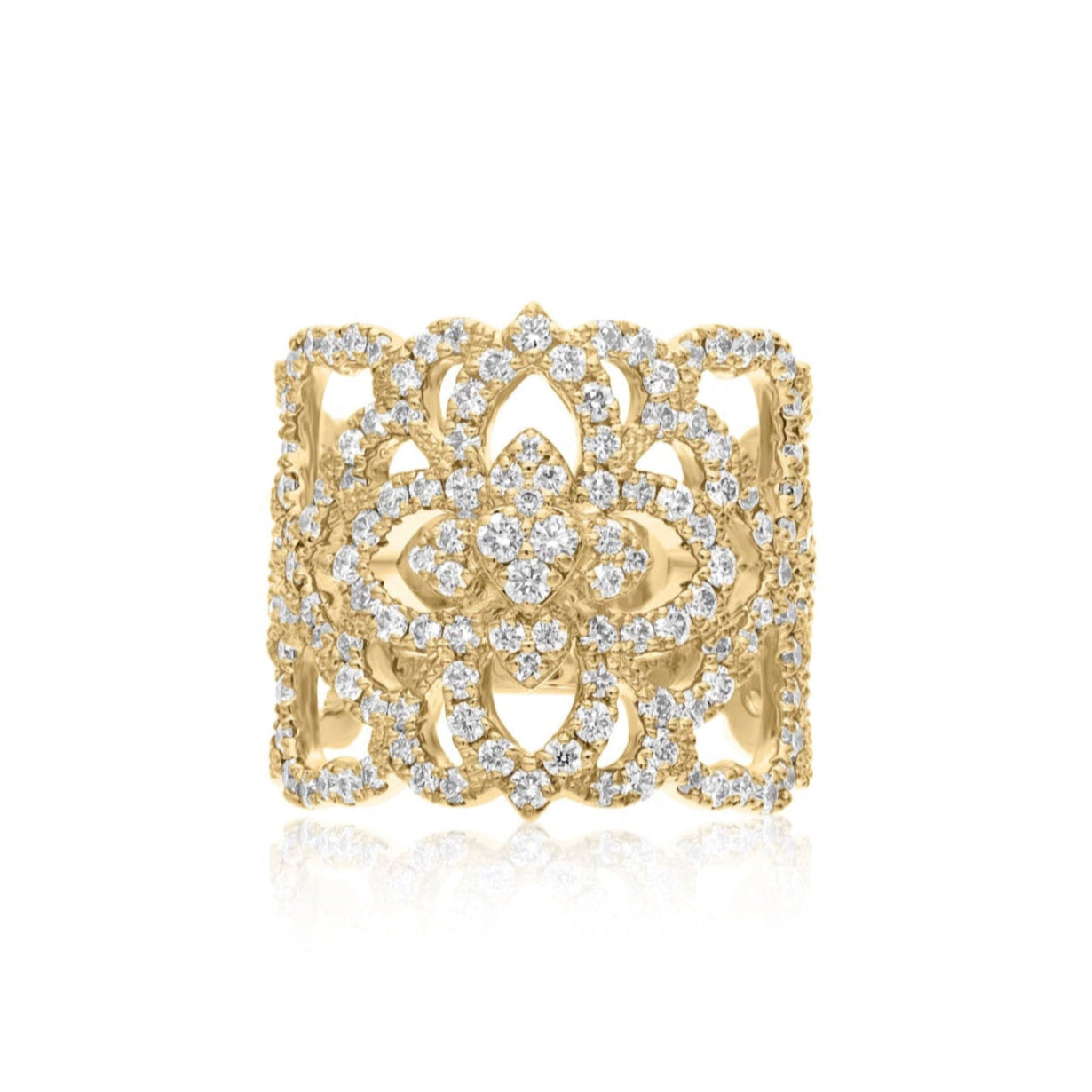 VEGA HEART LACE DIAMOND RING