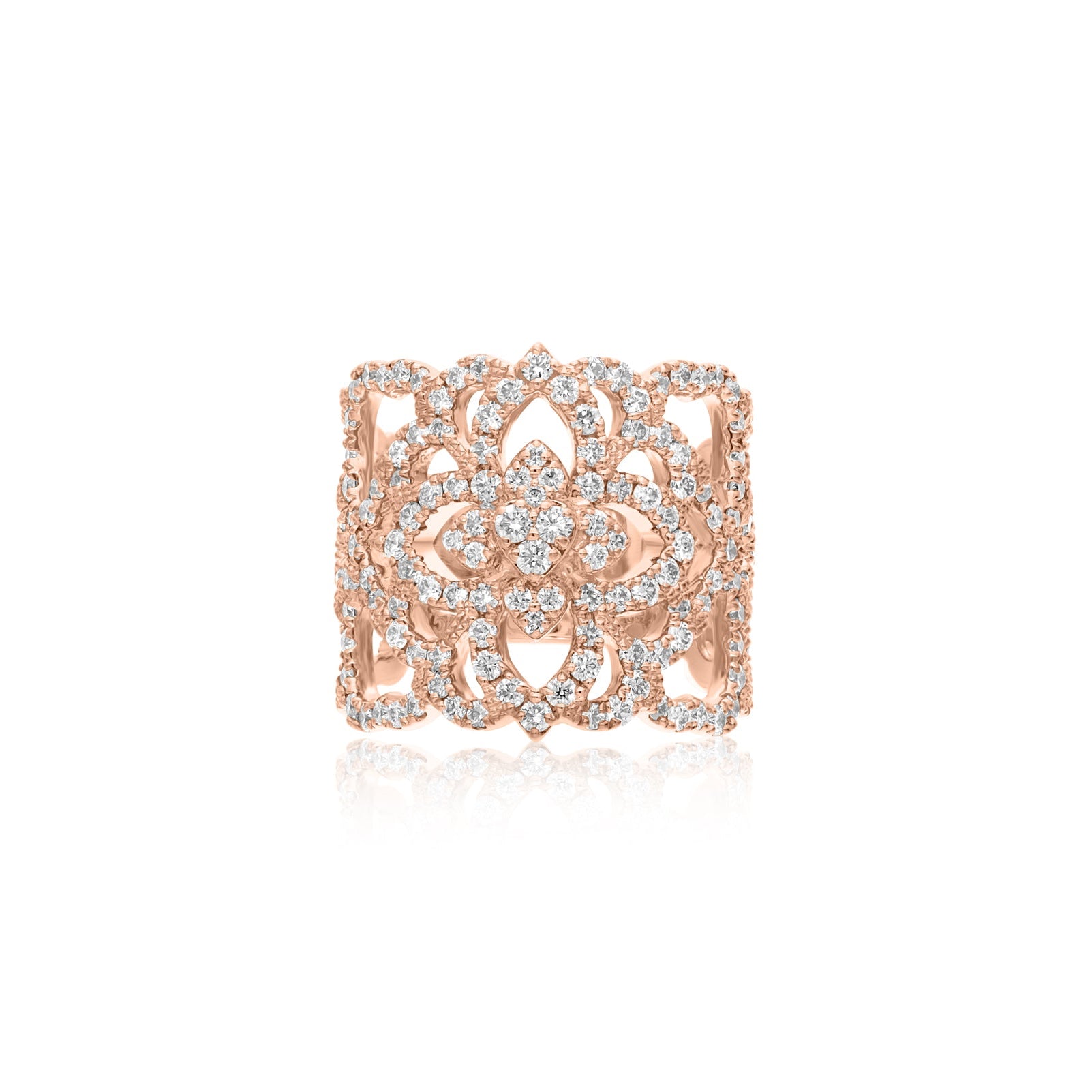 VEGA HEART LACE DIAMOND RING
