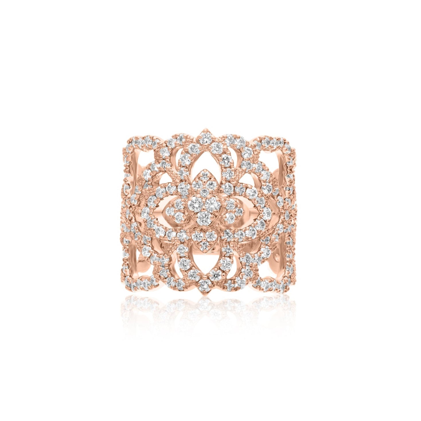 VEGA HEART LACE DIAMOND RING