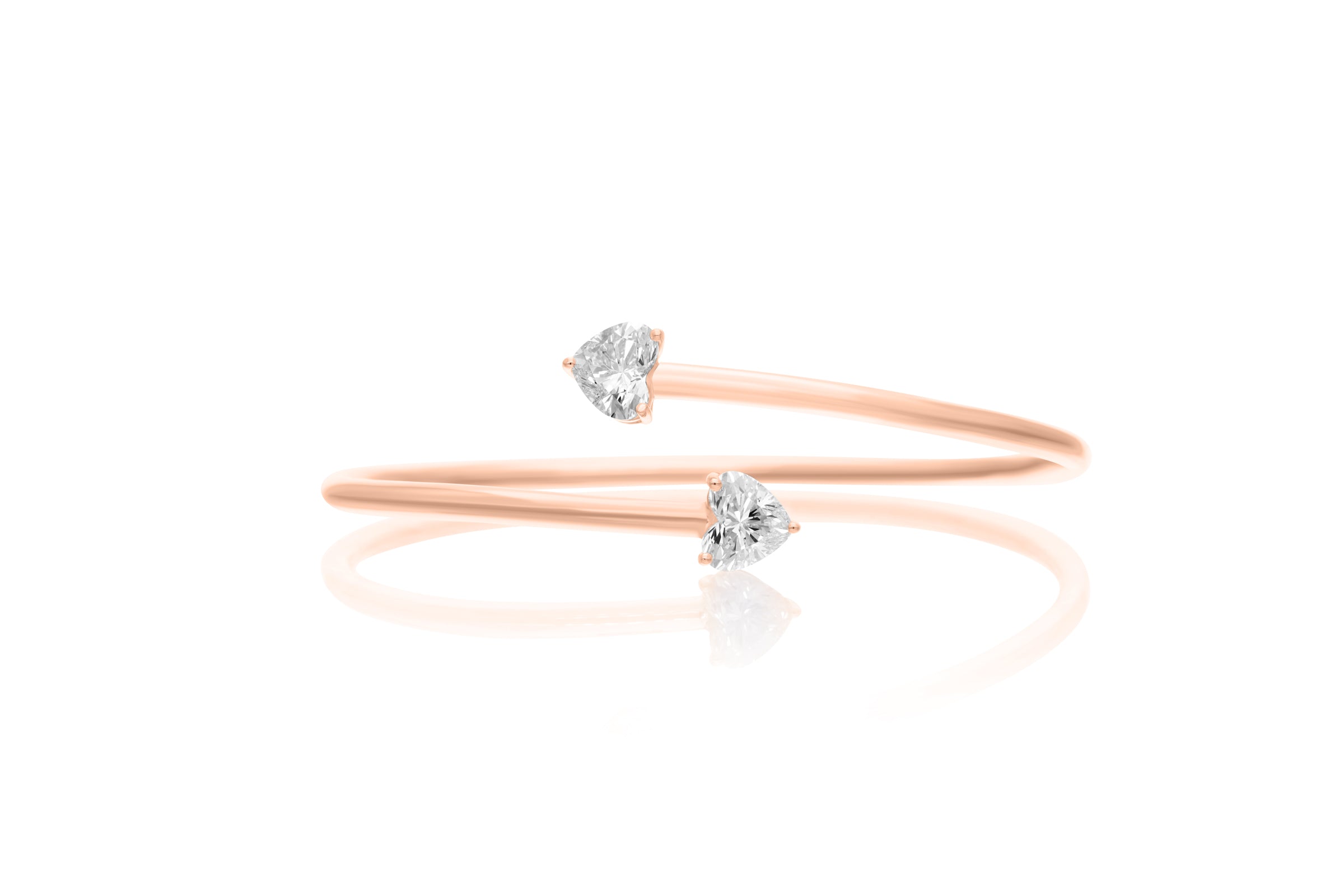VEGA 2 CT DIAMOND HEART BRACELET