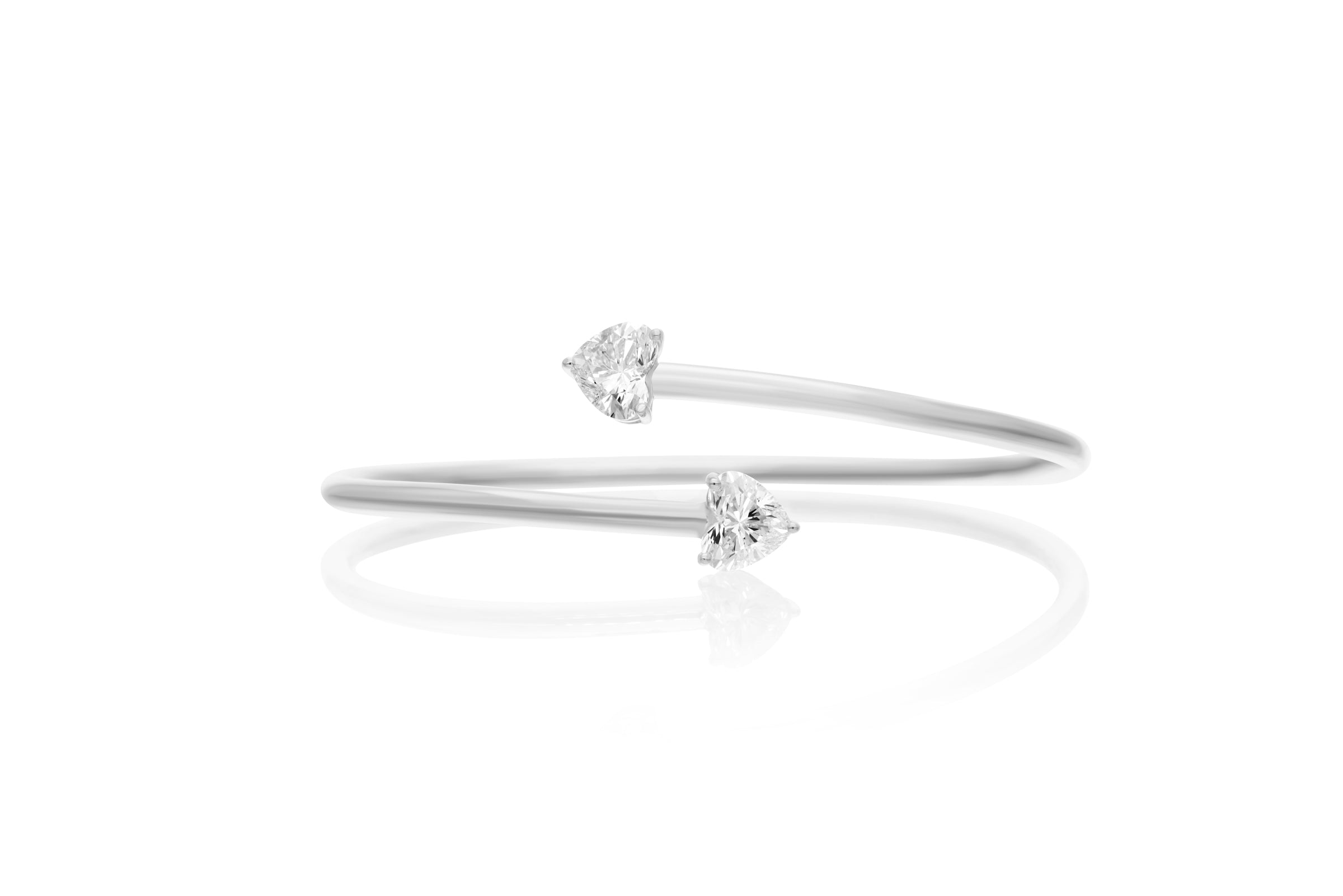 VEGA 2 CT DIAMOND HEART BRACELET