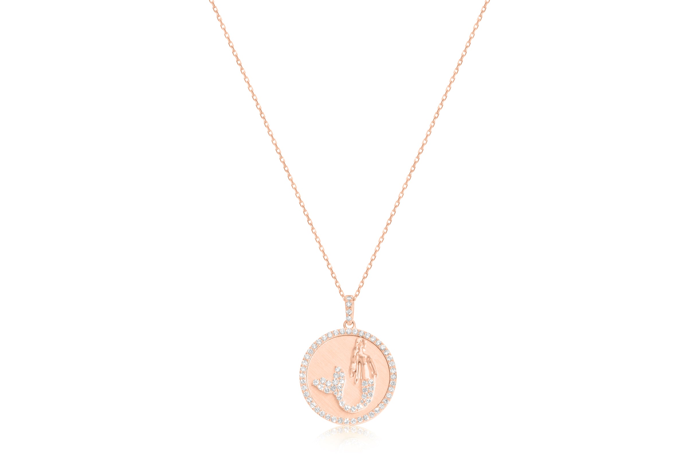VEGA MAGIC MERMAID COIN DIAMOND NECKLACE