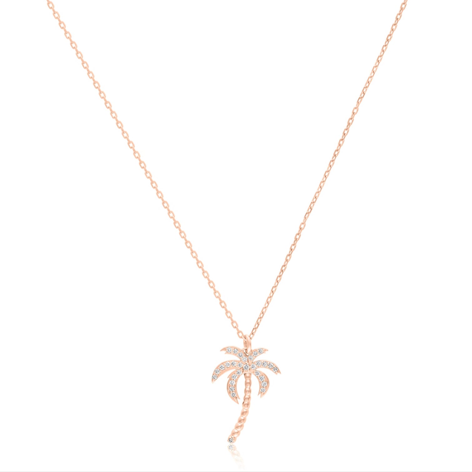VEGA PALM DIAMOND NECKLACE