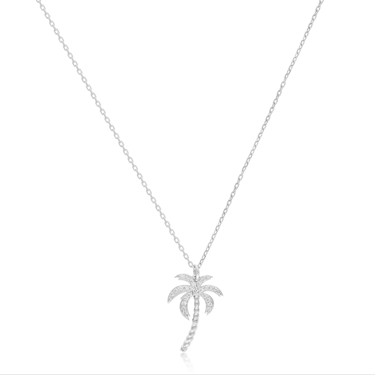 VEGA PALM DIAMOND NECKLACE