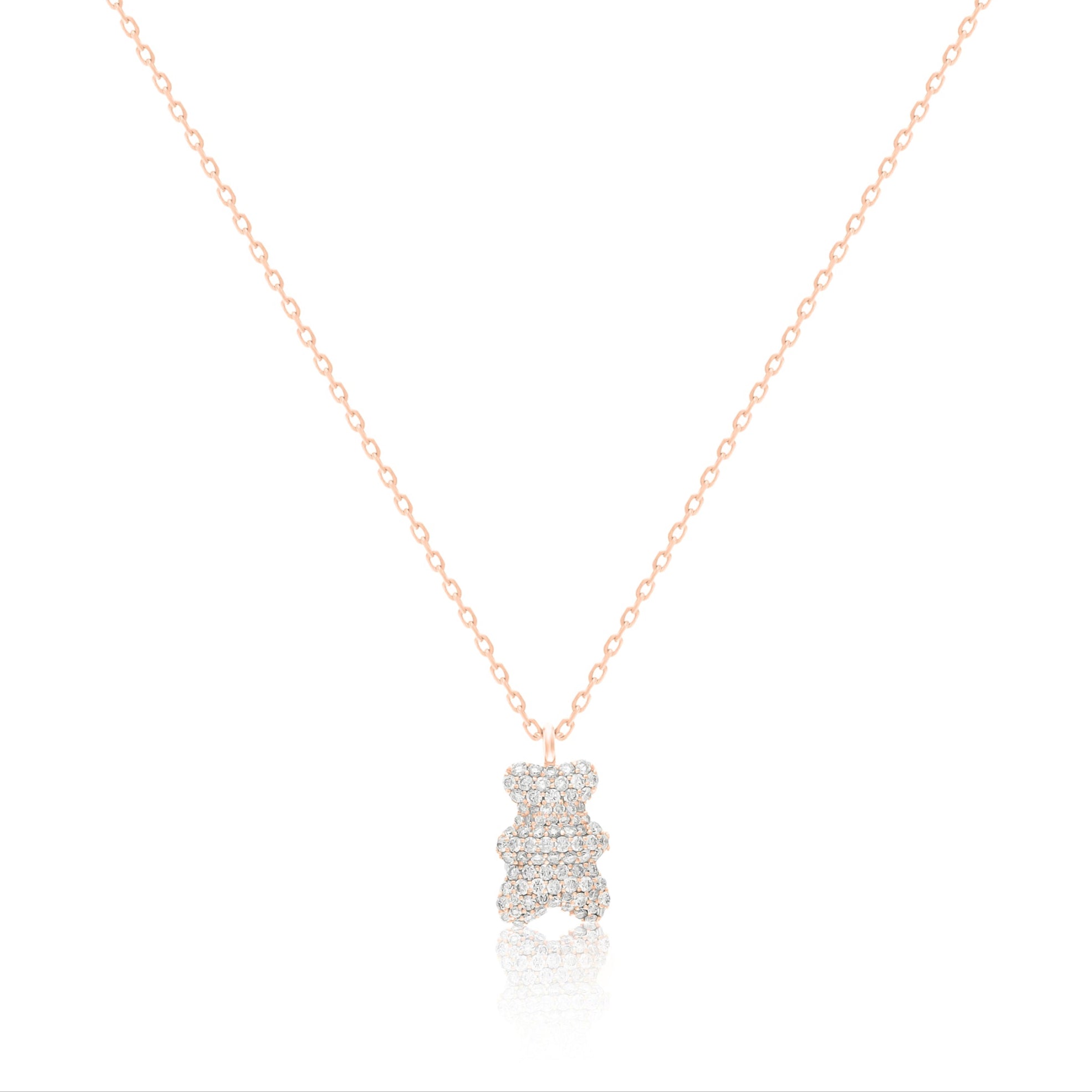 VEGA TEDDY DIAMOND NECKLACE