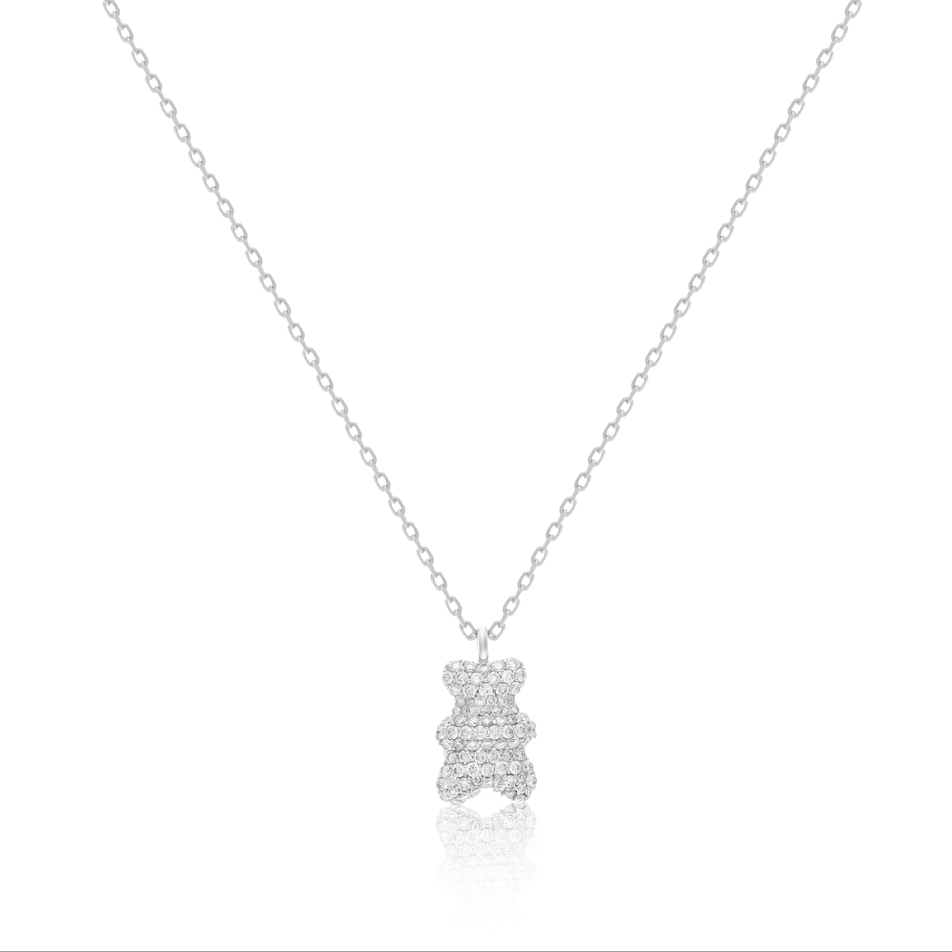 VEGA TEDDY DIAMOND NECKLACE