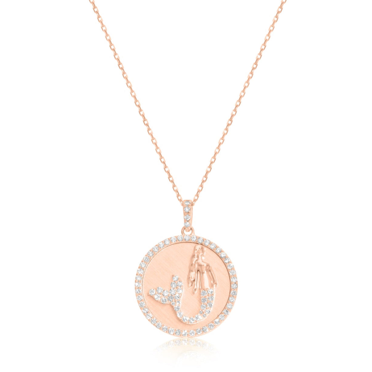VEGA MAGIC MERMAID COIN DIAMOND NECKLACE