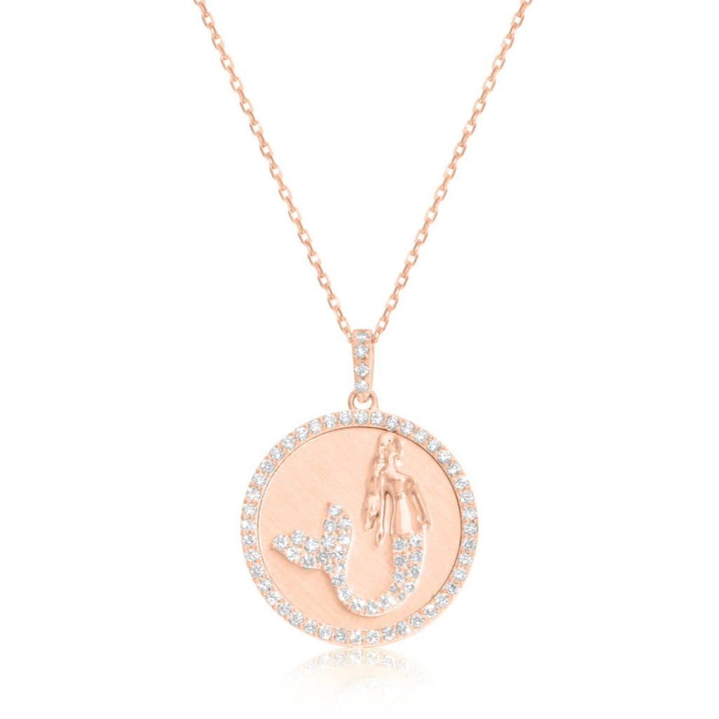 VEGA MAGIC MERMAID COIN DIAMOND NECKLACE