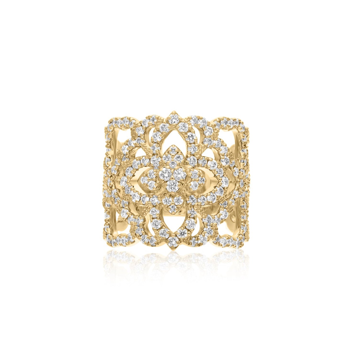 VEGA HEART LACE DIAMOND RING
