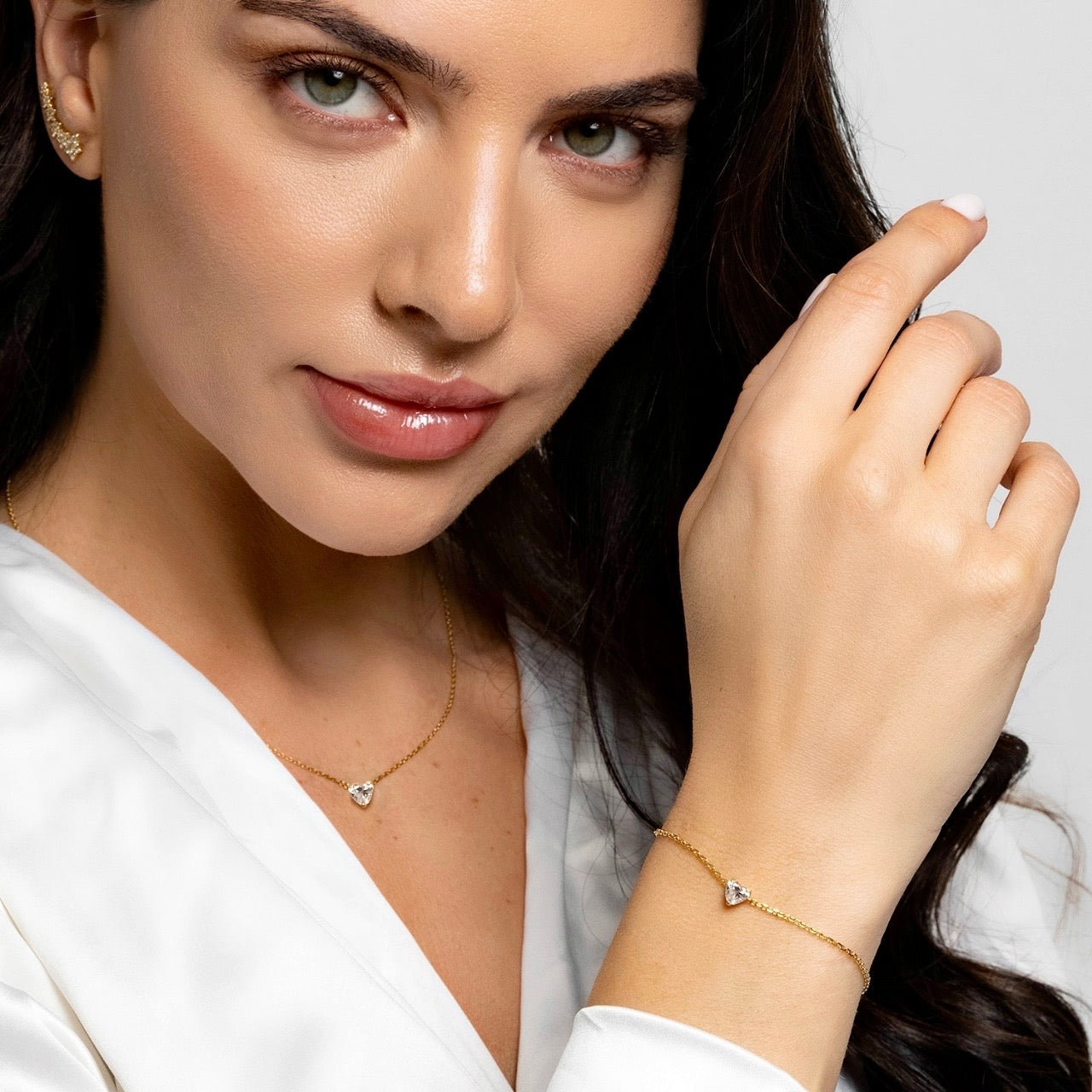 VEGA 0,5 CT HEART DIAMOND NECKLACE