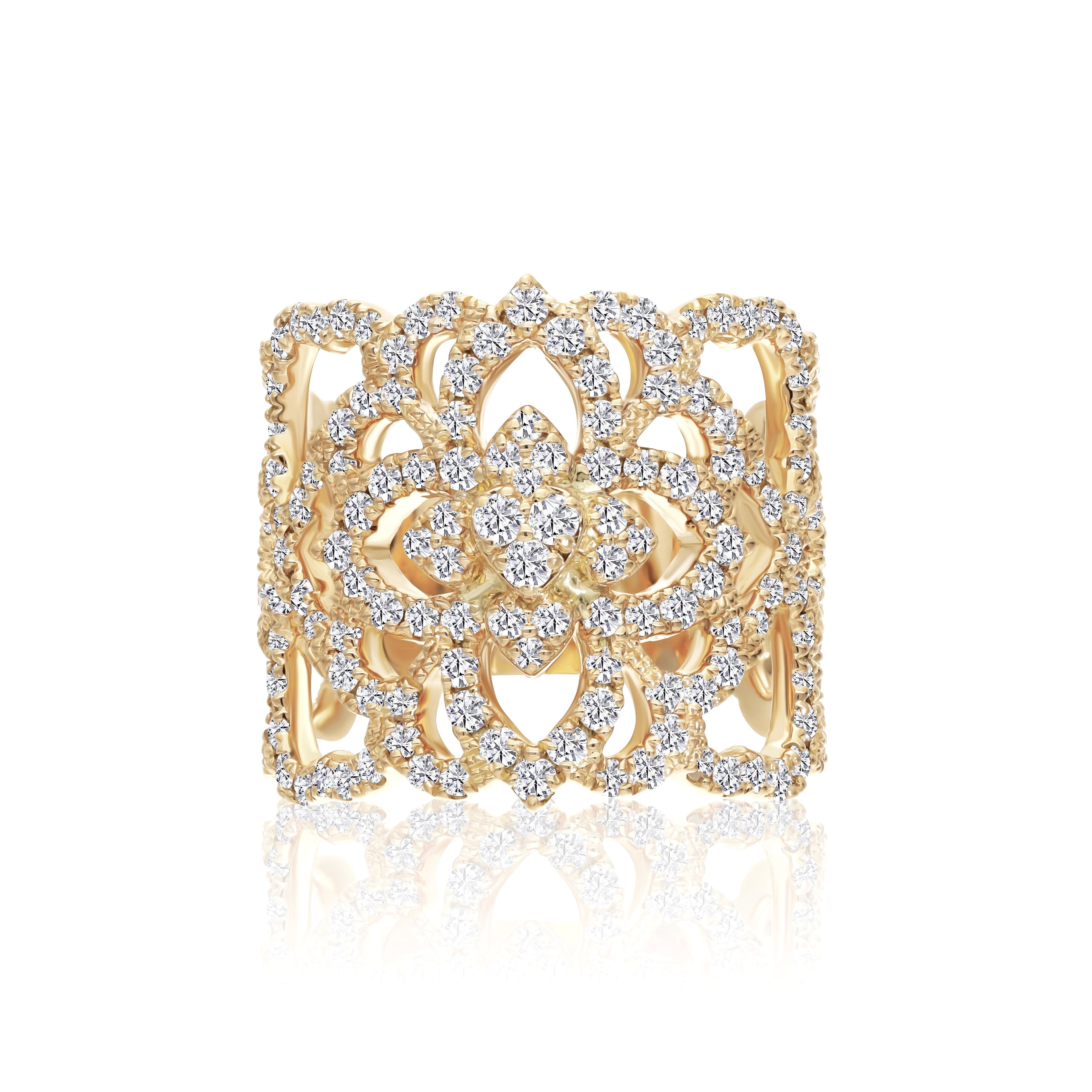VEGA HEART LACE DIAMOND RING