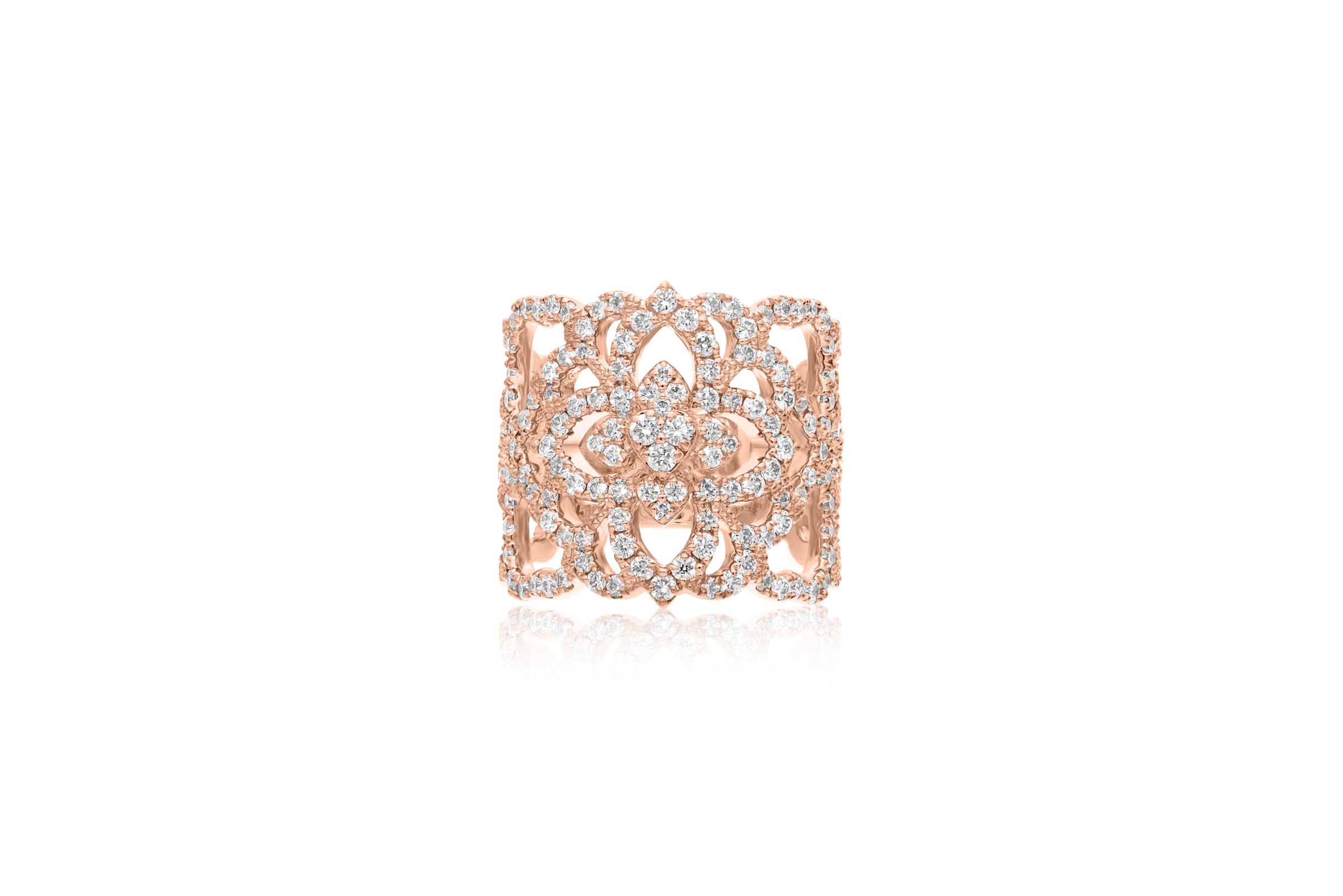 VEGA HEART LACE DIAMOND RING