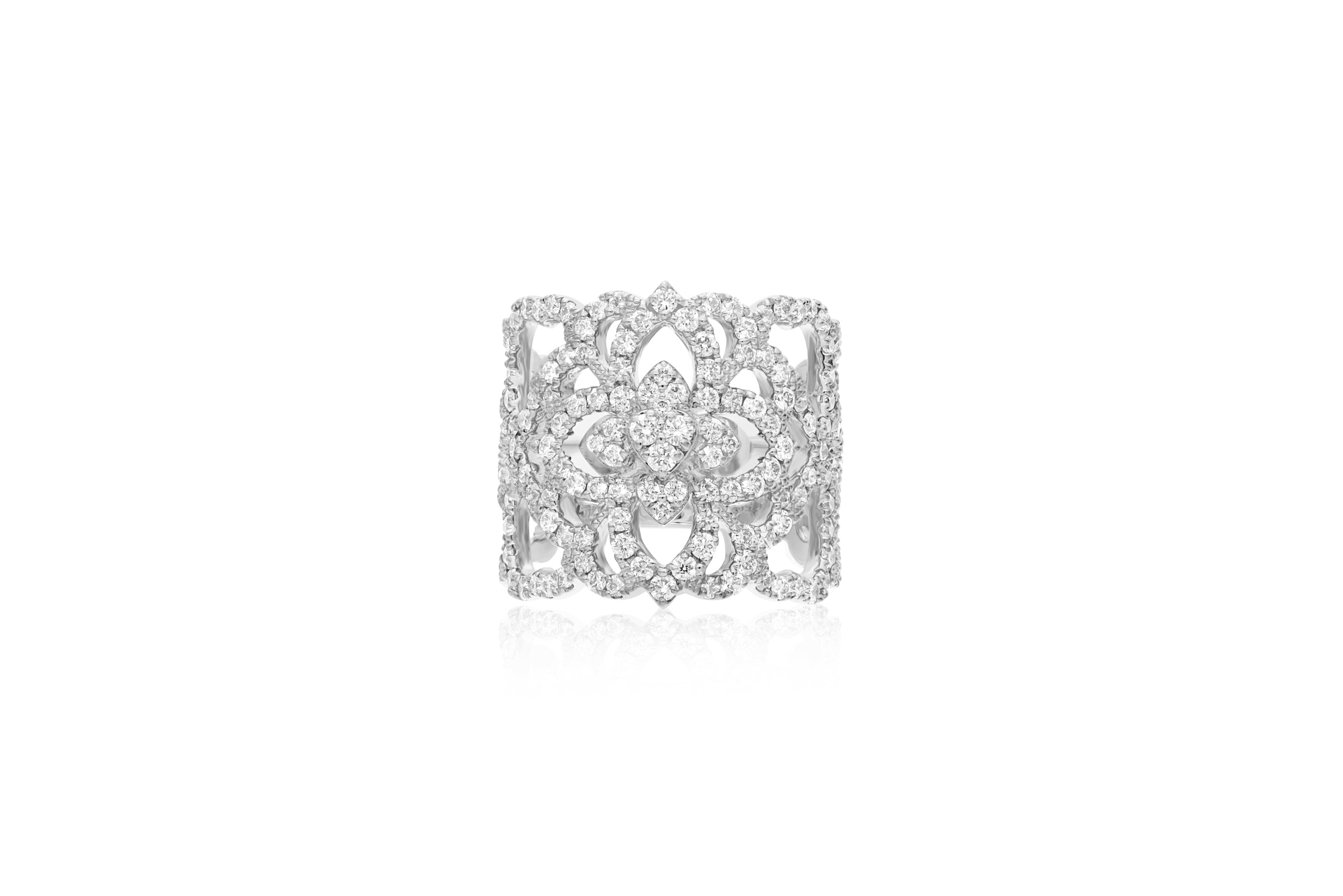 VEGA HEART LACE DIAMOND RING