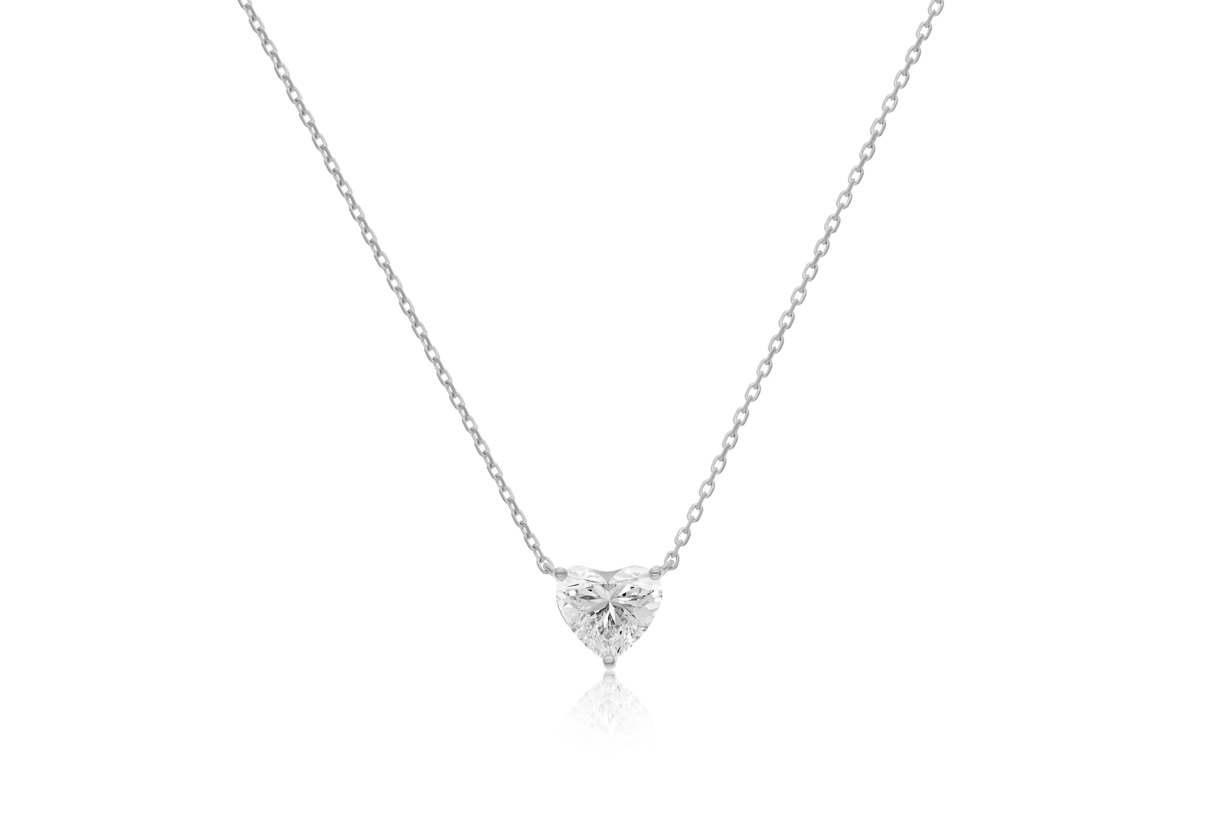 VEGA 1 CT HEART DIAMOND NECKLACE