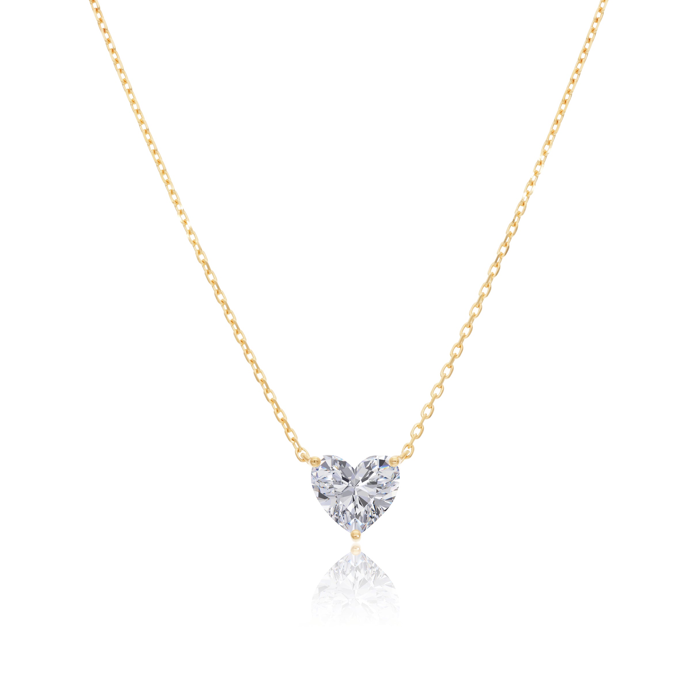 VEGA 0,5 CT HEART DIAMOND NECKLACE