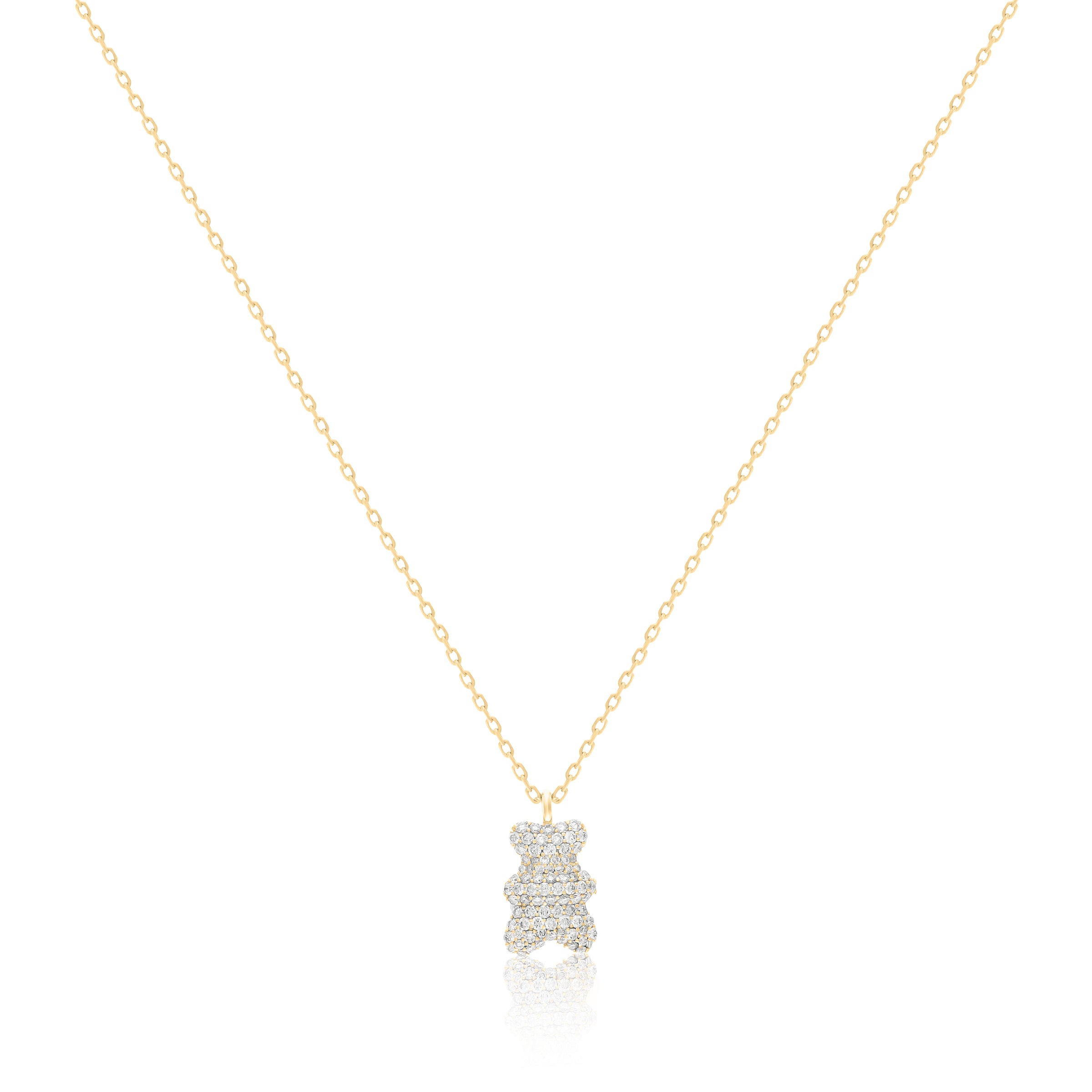 VEGA TEDDY DIAMOND NECKLACE