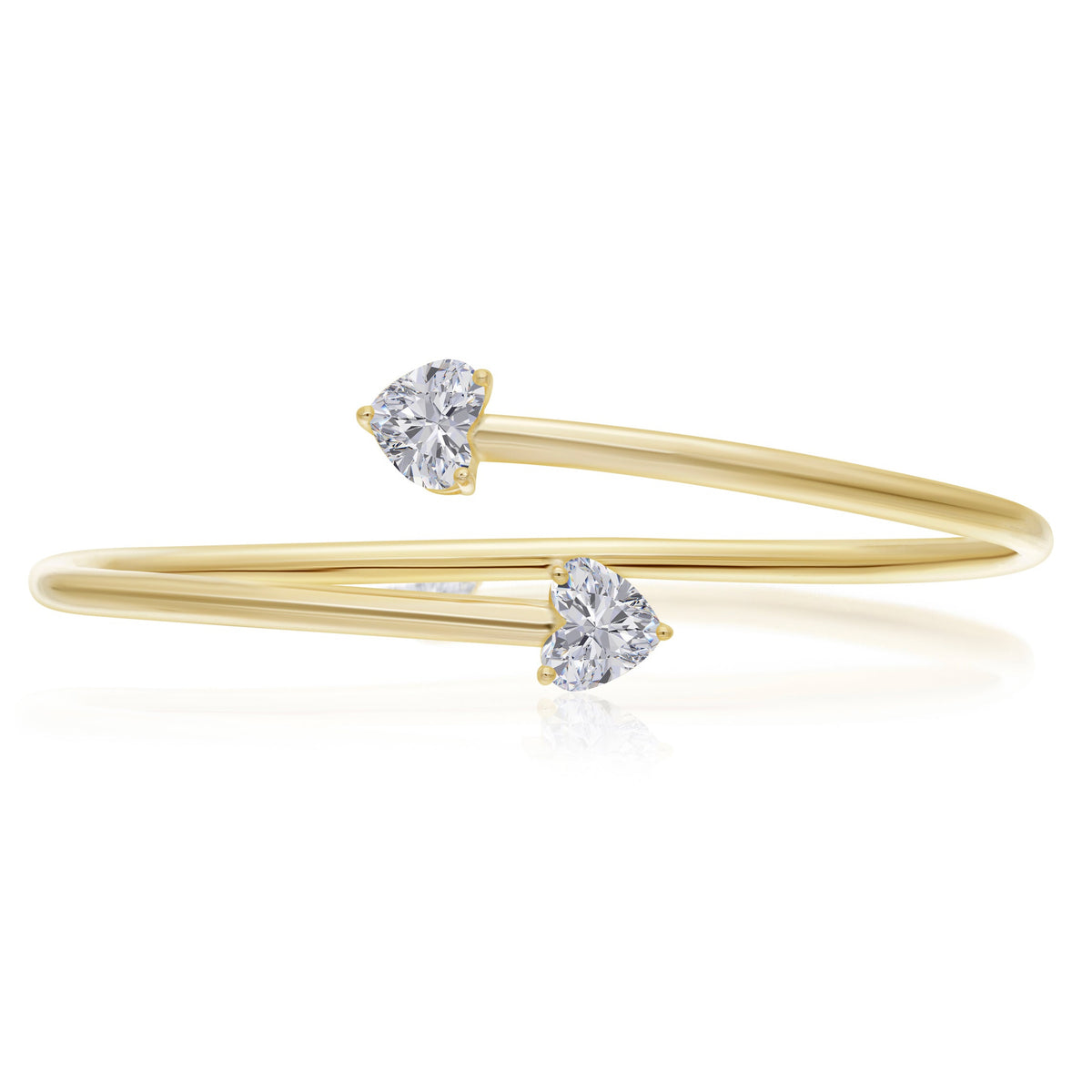 VEGA 2 CT DIAMOND HEART BRACELET