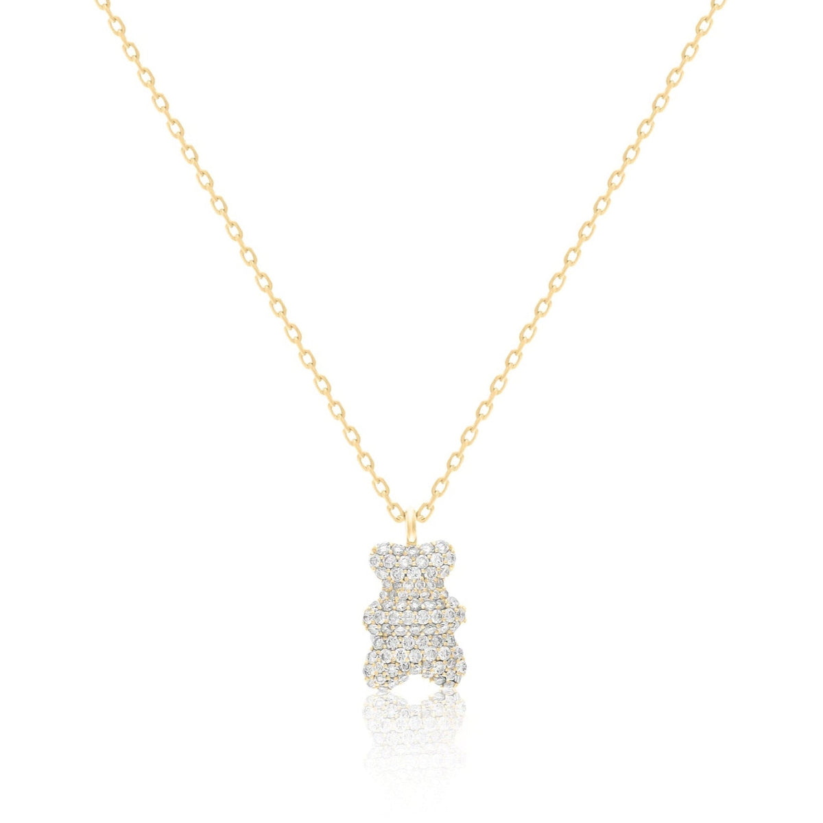 VEGA TEDDY DIAMOND NECKLACE