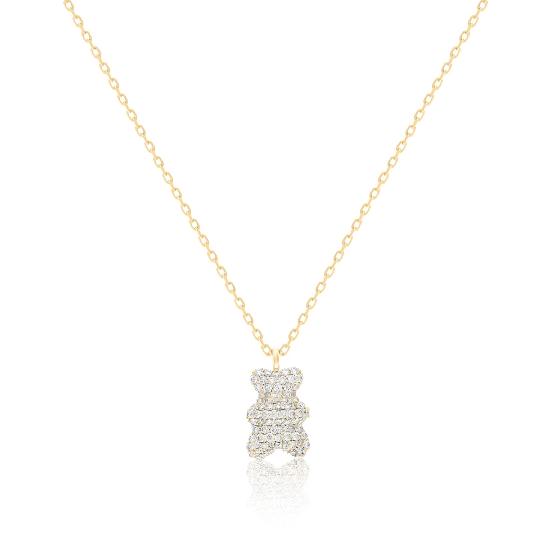 VEGA TEDDY DIAMOND NECKLACE