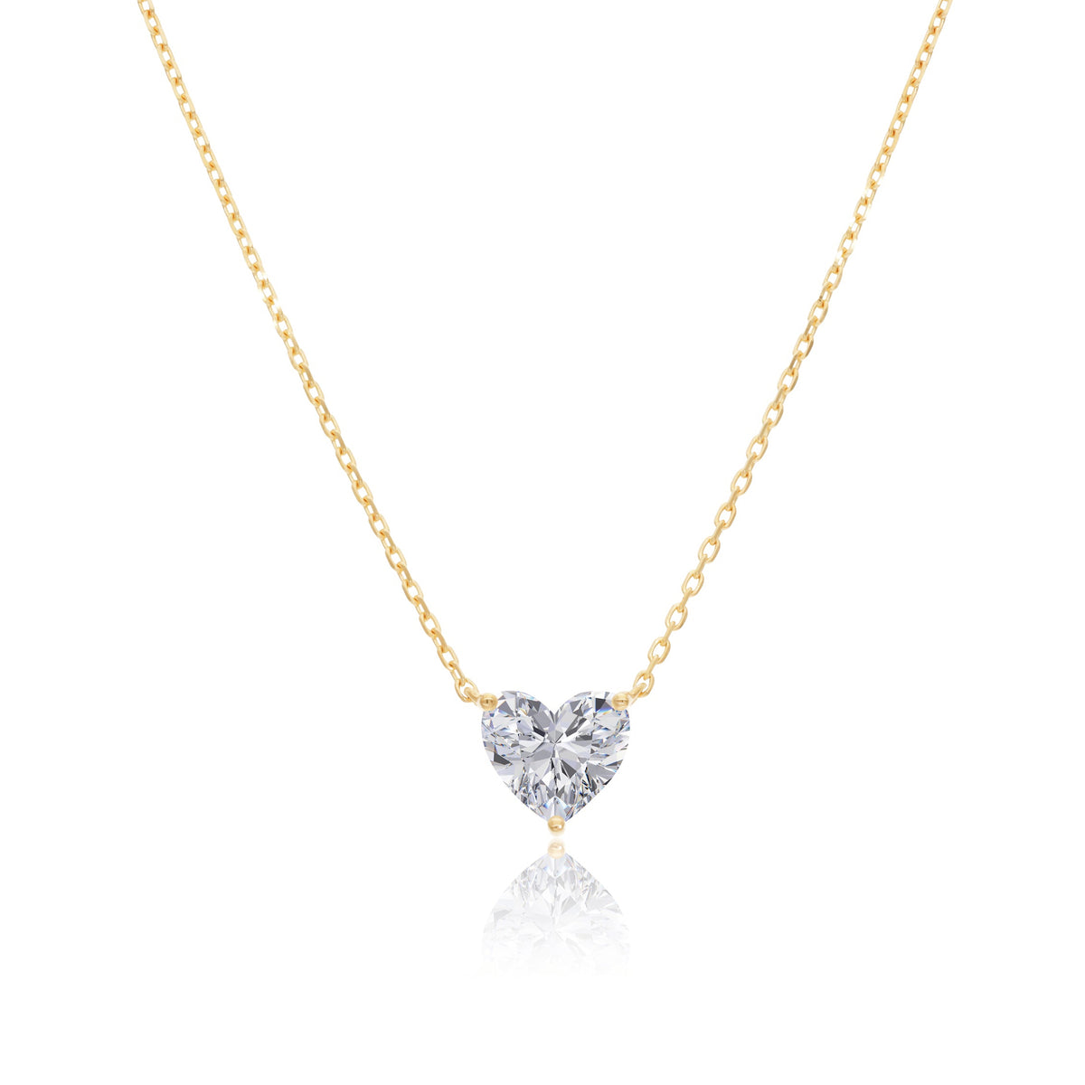 VEGA 0,5 CT HEART DIAMOND NECKLACE