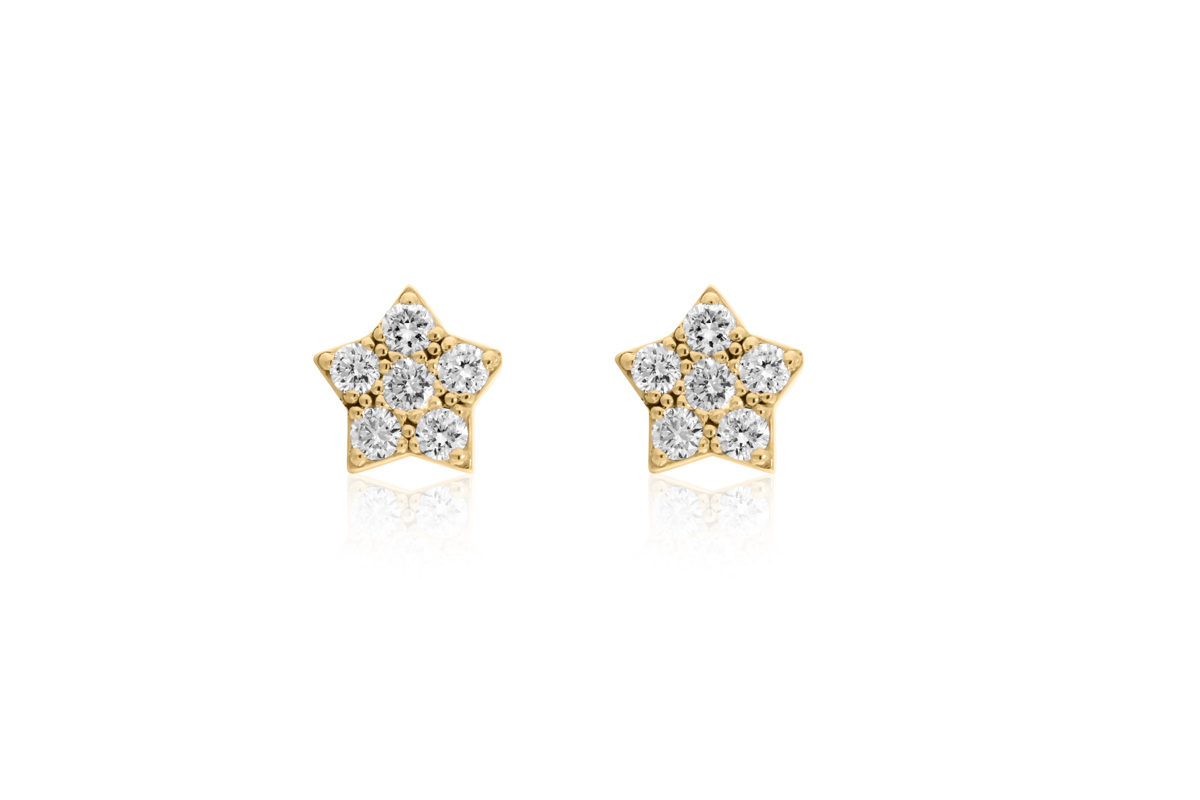 VEGA STAR STUD DIAMOND EARRINGS